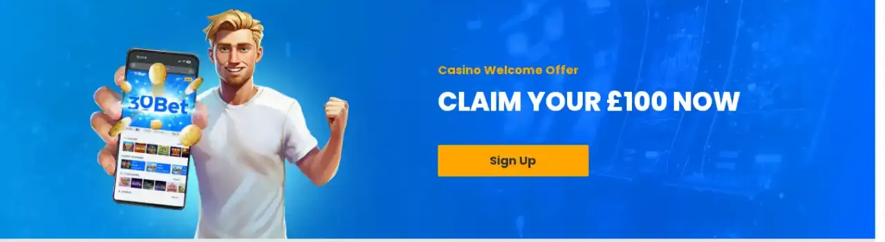 Welcome bonus banner